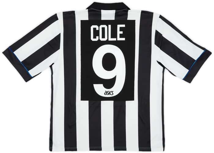 1993-95 Newcastle Home Shirt Cole #9 - 8/10 - (L)