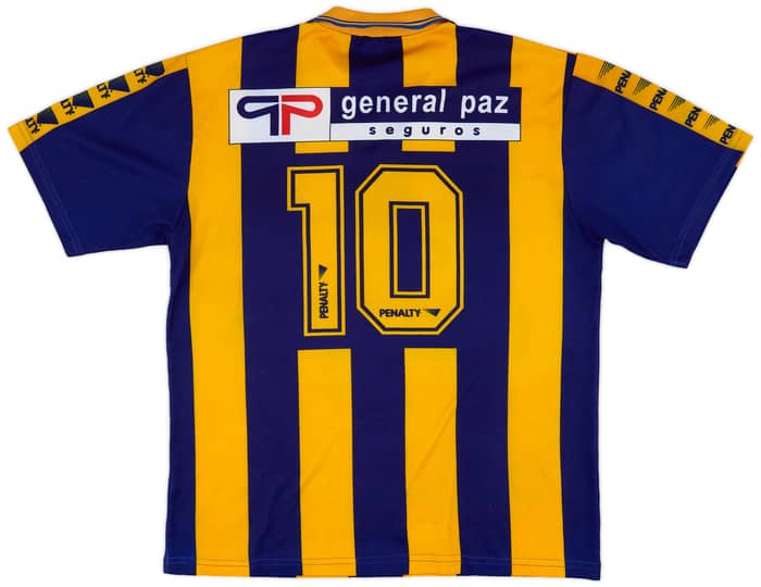 1993-95 Rosario Central Home Shirt #10 - 8/10 - (XL)