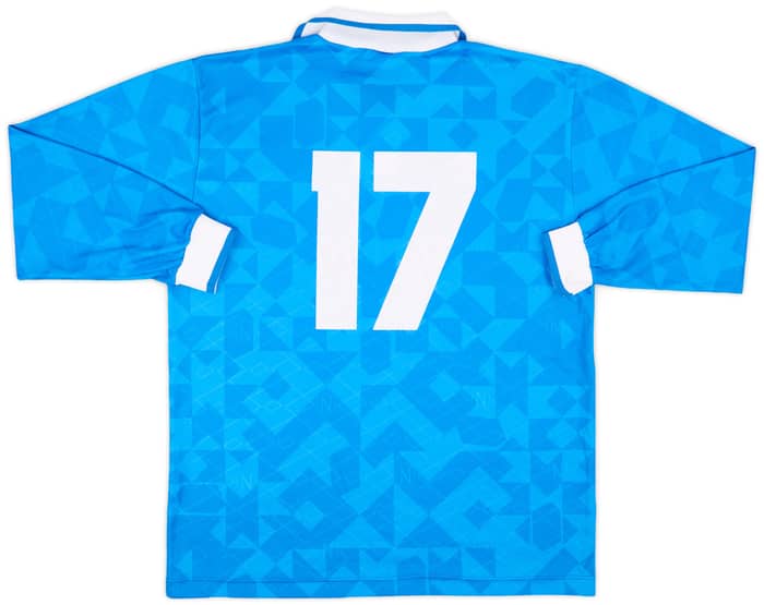 1994-96 Napoli Match Issue Home L/S Shirt #17