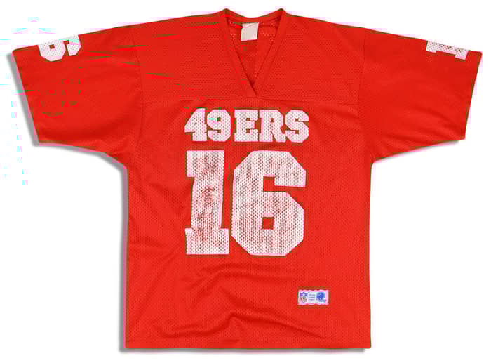 1990s San Francisco 49ers #16 NFL Training Jersey L