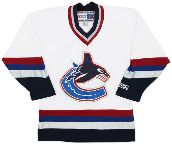 2000-03 Vancouver Canucks CCM Away Jersey - 6/10 - (XL.Boys)