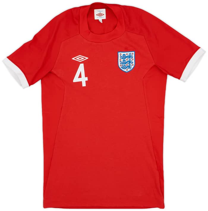 2010-11 England Away Shirt Gerrard #4 - 6/10 - (L.Boys)