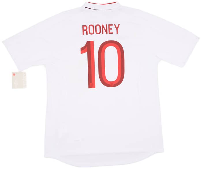 2012-13 England Home Shirt Rooney #10 (XL)