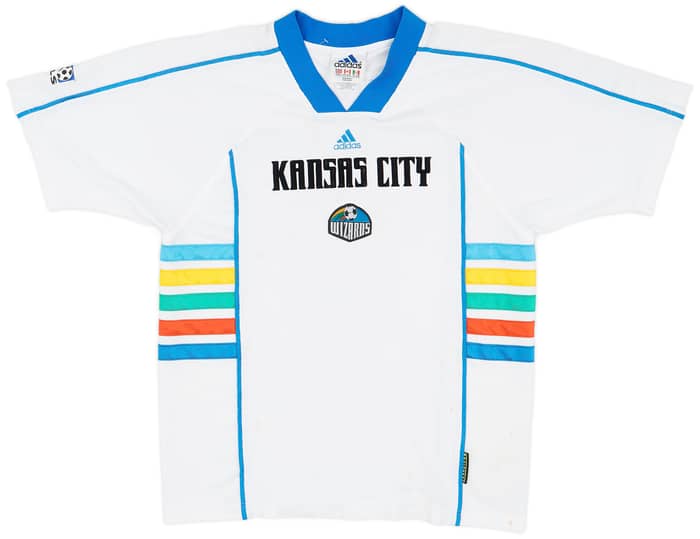1999-00 Kansas City Wizards Match Worn Away Shirt Henderson #19