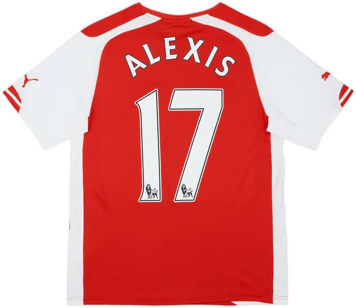 2014-15 Arsenal Home Shirt Alexis #7 - 8/10 - (S)