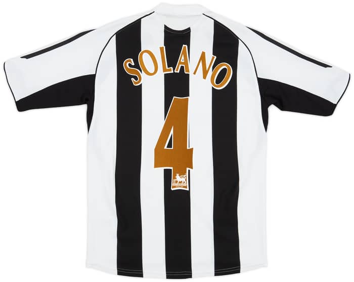 2005-07 Newcastle Home Shirt Solano #4 - 7/10 - (S)