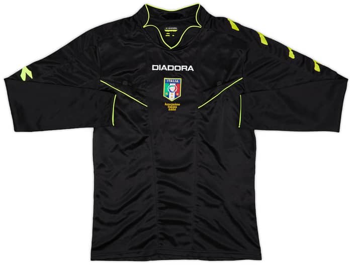 2013-15 Italy Diadora Referee L/S Shirt - 5/10 - (M)