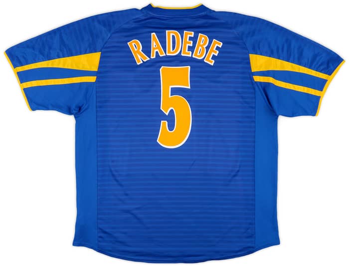 2001-03 Leeds United Away Shirt Radebe #5 - 7/10 - (XXL)