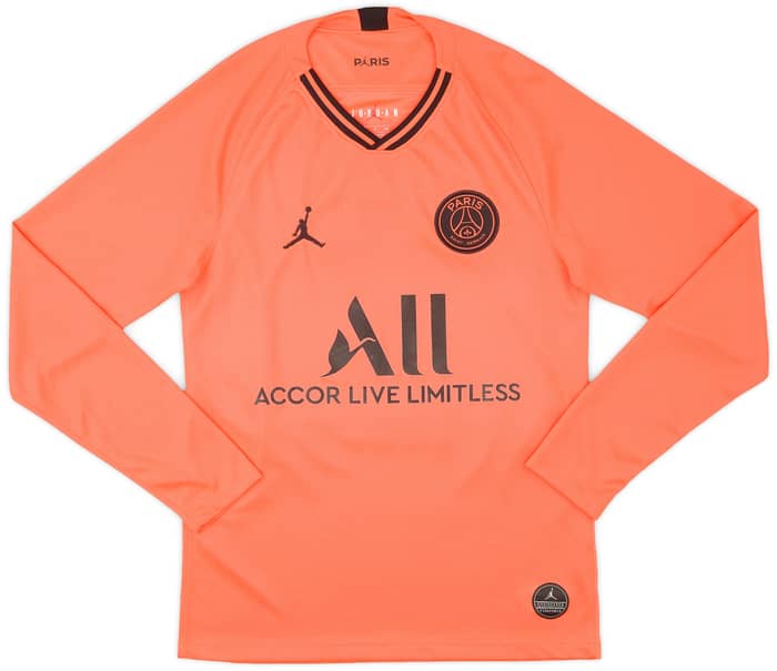 2019-20 Paris Saint-Germain Away L/S Shirt Mbappe #7 - 9/10 - (S)