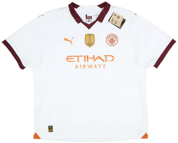 2023-24 Manchester City Away Shirt Haaland #9 (XXL)