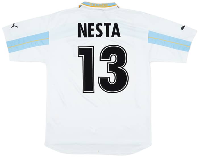 1999-00 Lazio Centenary Home Shirt Nesta #13 - 6/10 - (XL)