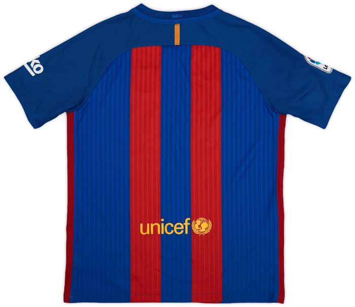 2016-17 Barcelona Home Shirt - 8/10 - (XL.Boys)