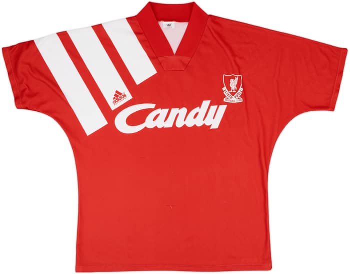 1991-92 Liverpool Home Shirt - 6/10 - (L)