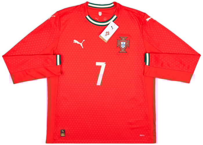 2025-26 Portugal Home L/S Shirt Ronaldo #7