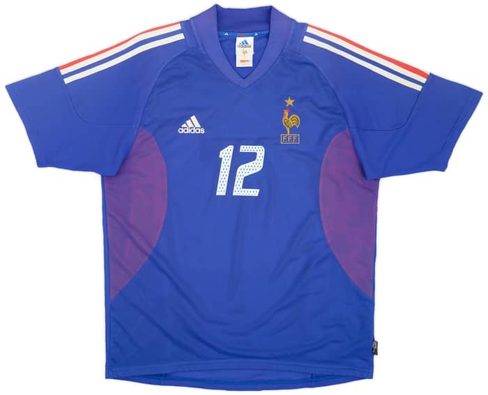 2002-04 France Home Shirt Henry #12 - 7/10 - (M)