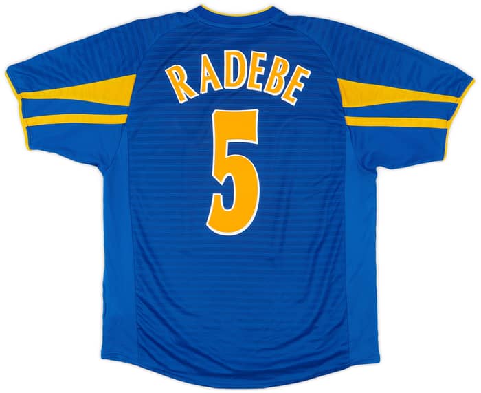 2001-03 Leeds United Away Shirt Radebe #5 - 5/10 - (L)