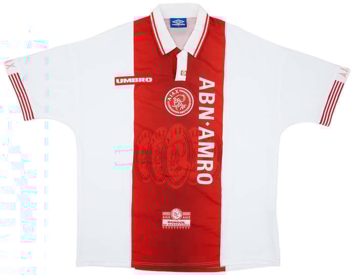 1998-99 Ajax Home Shirt F.De Boer #4 - 9/10 - (XXL)