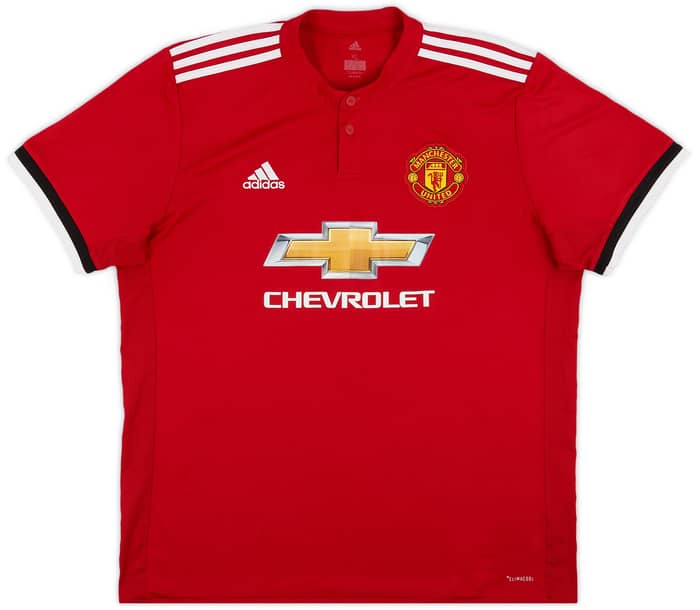 2017-18 Manchester United Home Shirt Shaw #23 - 8/10 - (XL)