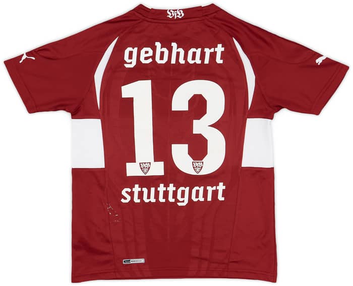 2010-11 Stuttgart Away Shirt Gebhart #13 - 6/10 - (S.Boys)