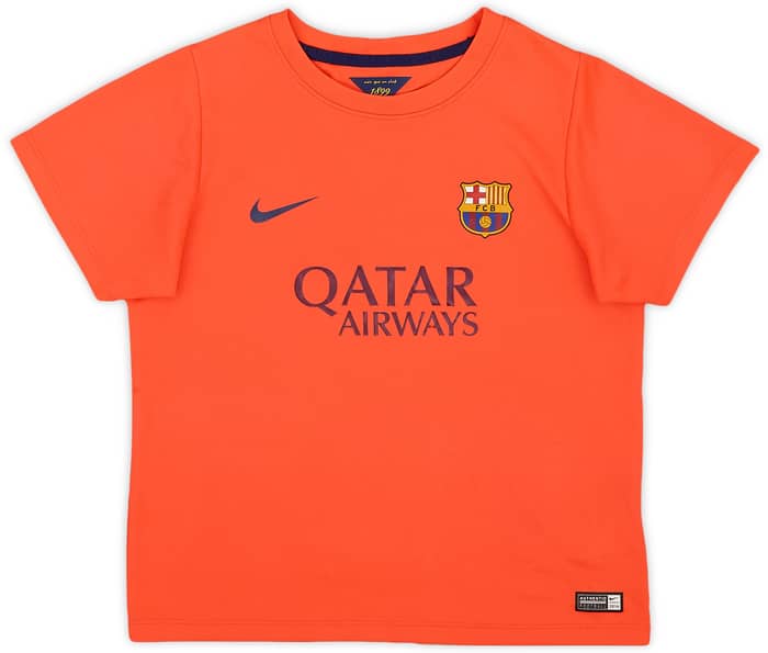 2014-15 Barcelona Away Shirt - 8/10 - (S.Boys)