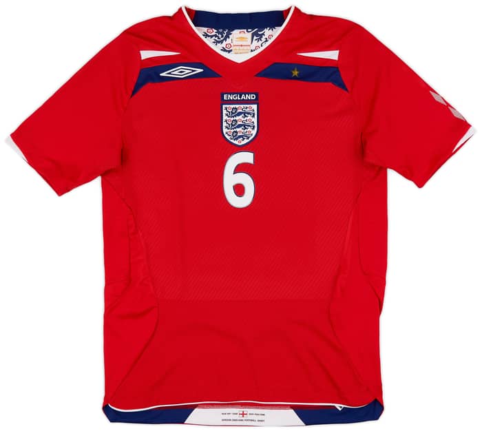 2008-10 England Away Shirt Terry #6 - 7/10 - (M)