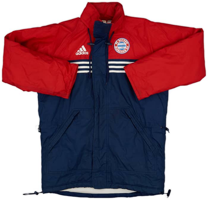 1998-00 Bayern Munich adidas Padded Bench Coat - 6/10 - (XL.Boys)