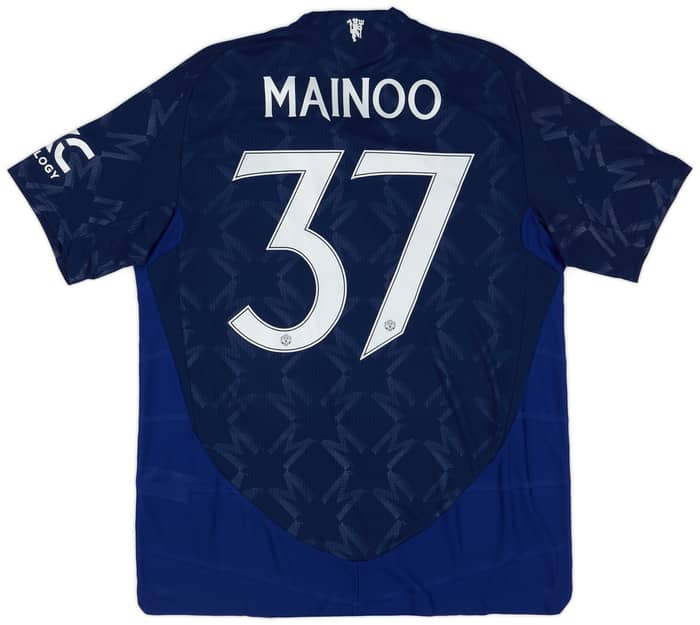 2024-25 Manchester United Authentic Away Shirt Mainoo #37