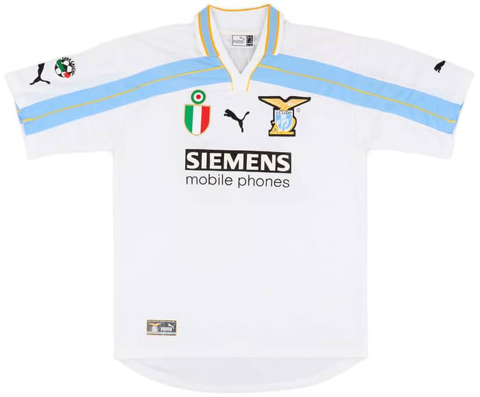 2000-01 Lazio Match Issue Centenary Home Shirt Stankovic #20