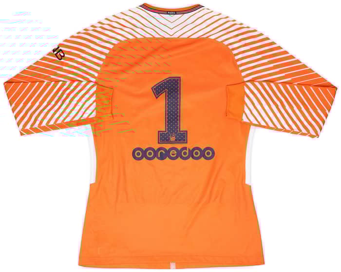 2017-18 Paris Saint-Germain Player Issue GK Shirt #1 - 8/10 - (L)