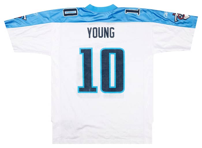 2006 Tennessee Titans Young #10 Reebok On Field Jersey (Away) L