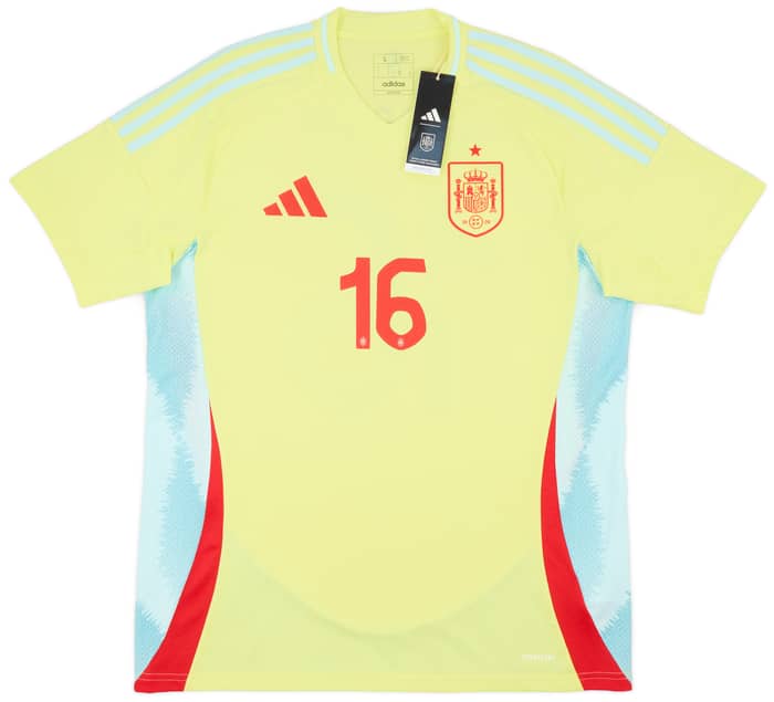 2024-25 Spain Away Shirt Rodrigo #16