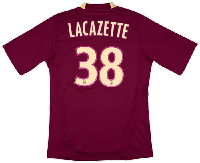 2010-11 Lyon Away Shirt Lacazette #38 - 8/10 - (M)
