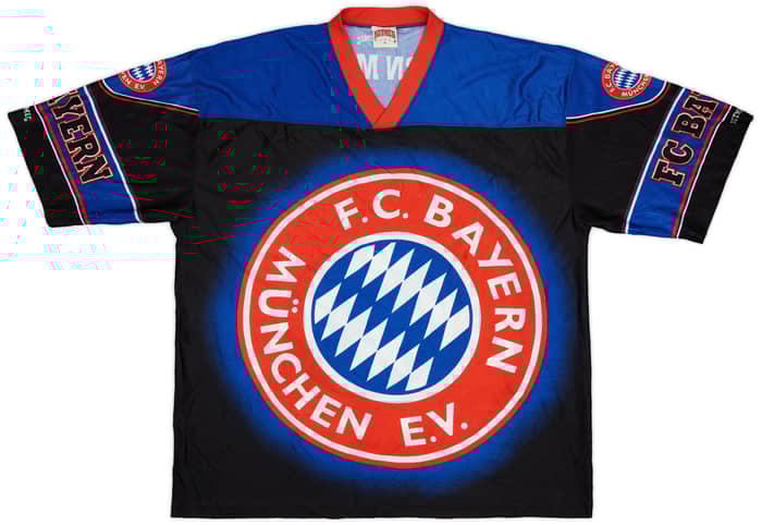 1990s Bayern Munich Nutmeg Graphic Shirt - 4/10 - (XL)