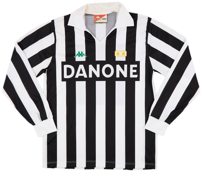 1992-94 Juventus Basic Home L/S Shirt #10 - 8/10 - (L)
