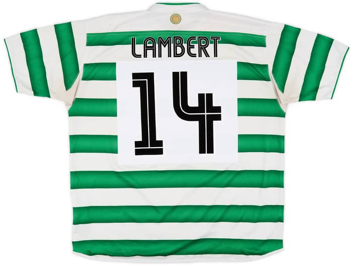 2003-04 Celtic Home Shirt Lambert #14 - 6/10 - (XXL)
