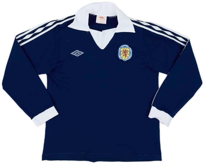 1976-79 Scotland Home L/S Shirt #7 - 7/10 - (S)
