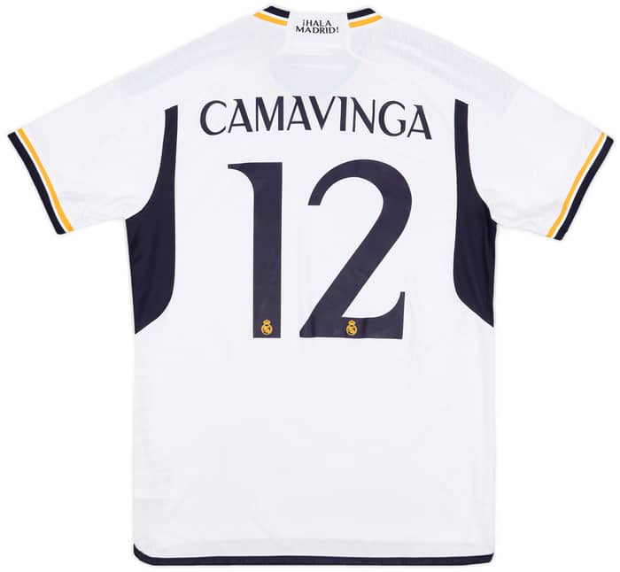 2023-24 Real Madrid Authentic Home CL Shirt Camavinga #12