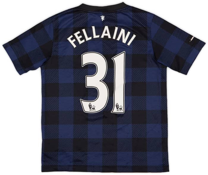 2013-14 Manchester United Away Shirt Fellani #31 - 6/10 - (L.Boys)
