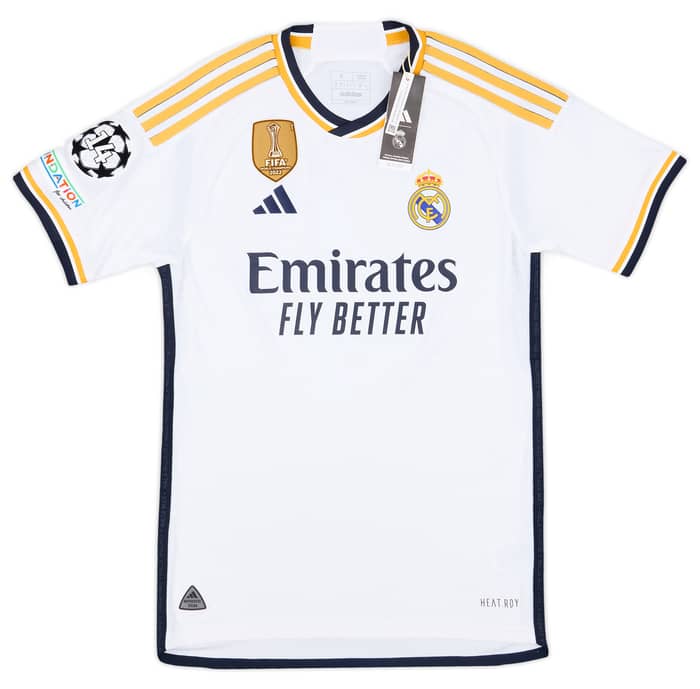 2023-24 Real Madrid Authentic Home CL Shirt Alaba #4 (S)