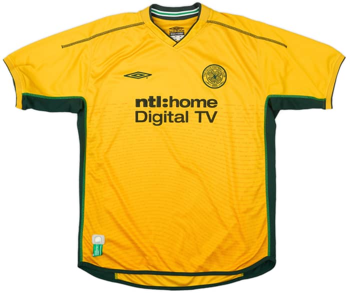 2002-03 Celtic Away Shirt Larsson #7 - 8/10 - (L)