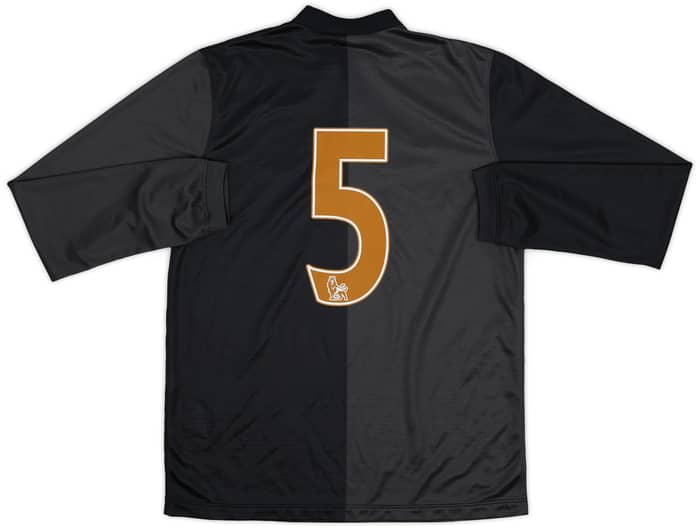 2013-14 Manchester City Away L/S Shirt #5 - 7/10 - (L.Boys)
