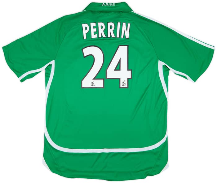 2006-07 Saint Etienne Home Shirt Perrin #24 - 10/10 - (XL)