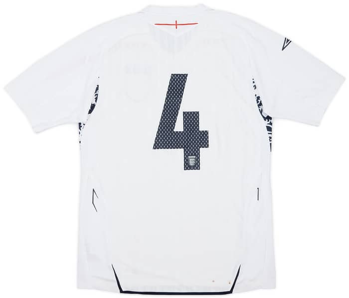 2007-09 England Home Shirt #4 - 7/10 - (M)