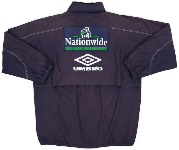 1998-00 England Umbro Hooded Rain Jacket - 6/10 - (L)