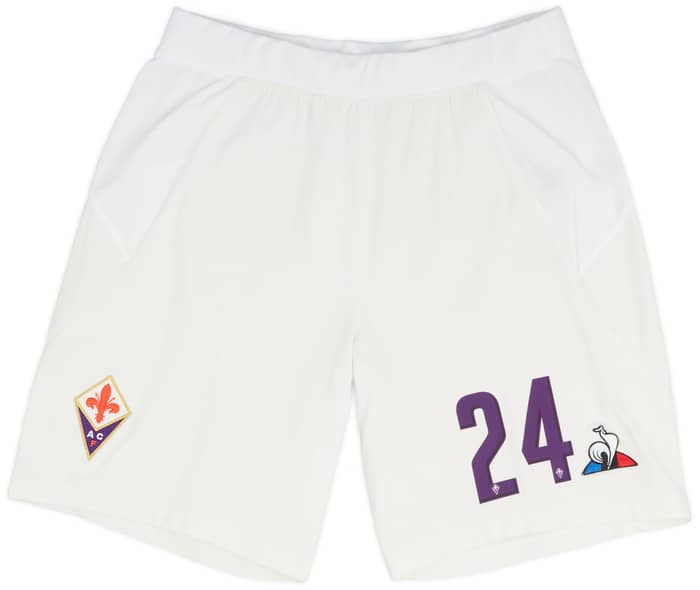 2018-19 Fiorentina Player Issue Home Shorts # - 5/10