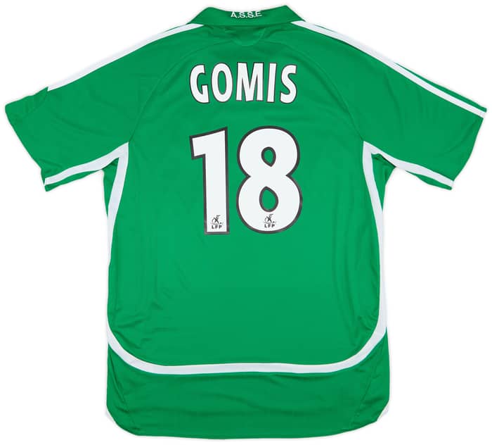 2006-07 Saint Etienne Home Shirt Gomis #18 - 9/10 - (M)