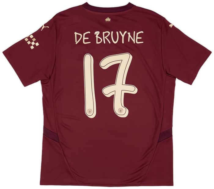 【受注生産品】 Third City Manchester 2024-25 Shirt #17 Bruyne De ウェア
