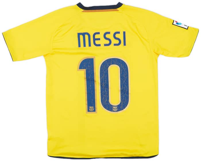 2008-10 Barcelona Away Shirt Messi #10 - 6/10 - (XL.Boys)
