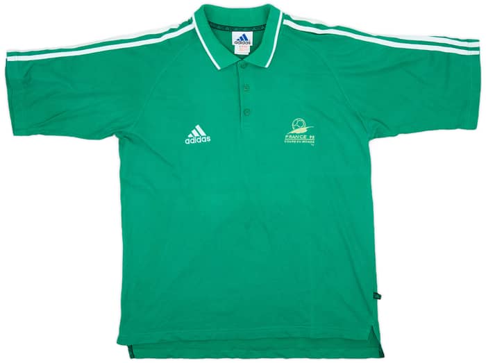 1998 France adidas Coupe Du Monde Polo Shirt - 8/10 - (L)