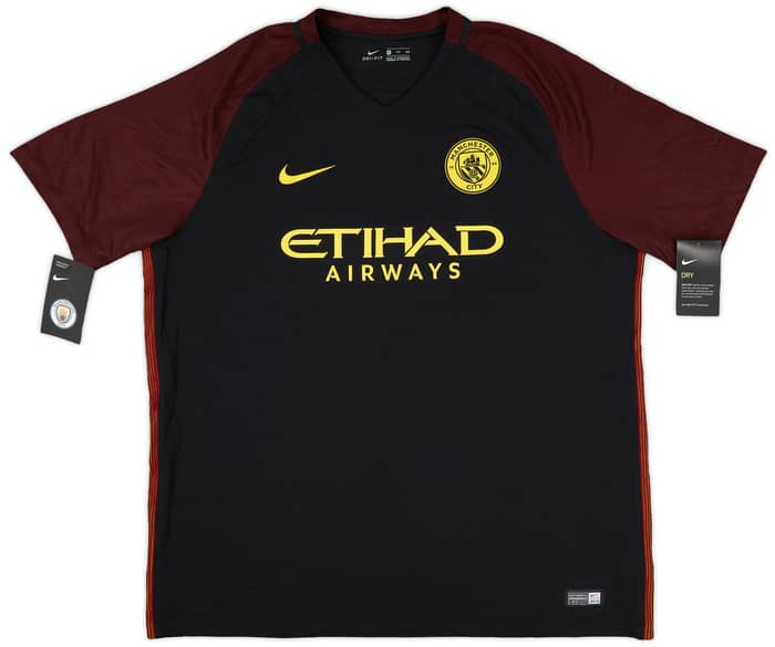 2016-17 Manchester City Away Shirt De Bruyne #17 (XXL)